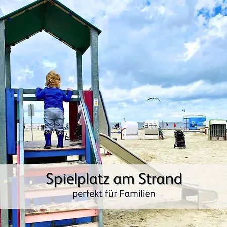 Apartman Ideal Fuer Familien & Fellnasen, Strandnah *