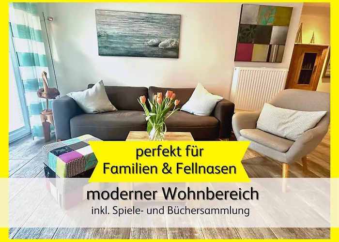 Ideal Fuer Familien & Fellnasen, Strandnah * Норден