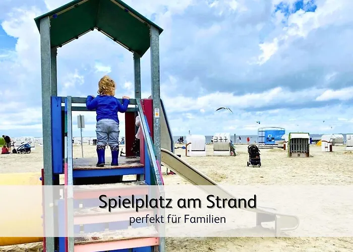 Appartement Ideal Fuer Familien & Fellnasen, Strandnah *